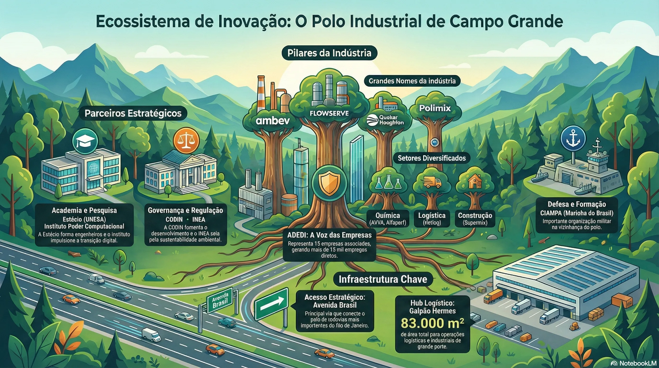 Distrito Industrial de Campo Grande RJ.